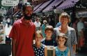 Image of our family at London Court in Perth WA.