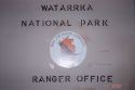 Image of Watarrka Ranger Sign.