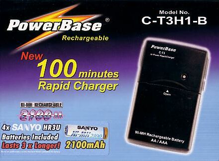 Powerbase Charger + 4AA